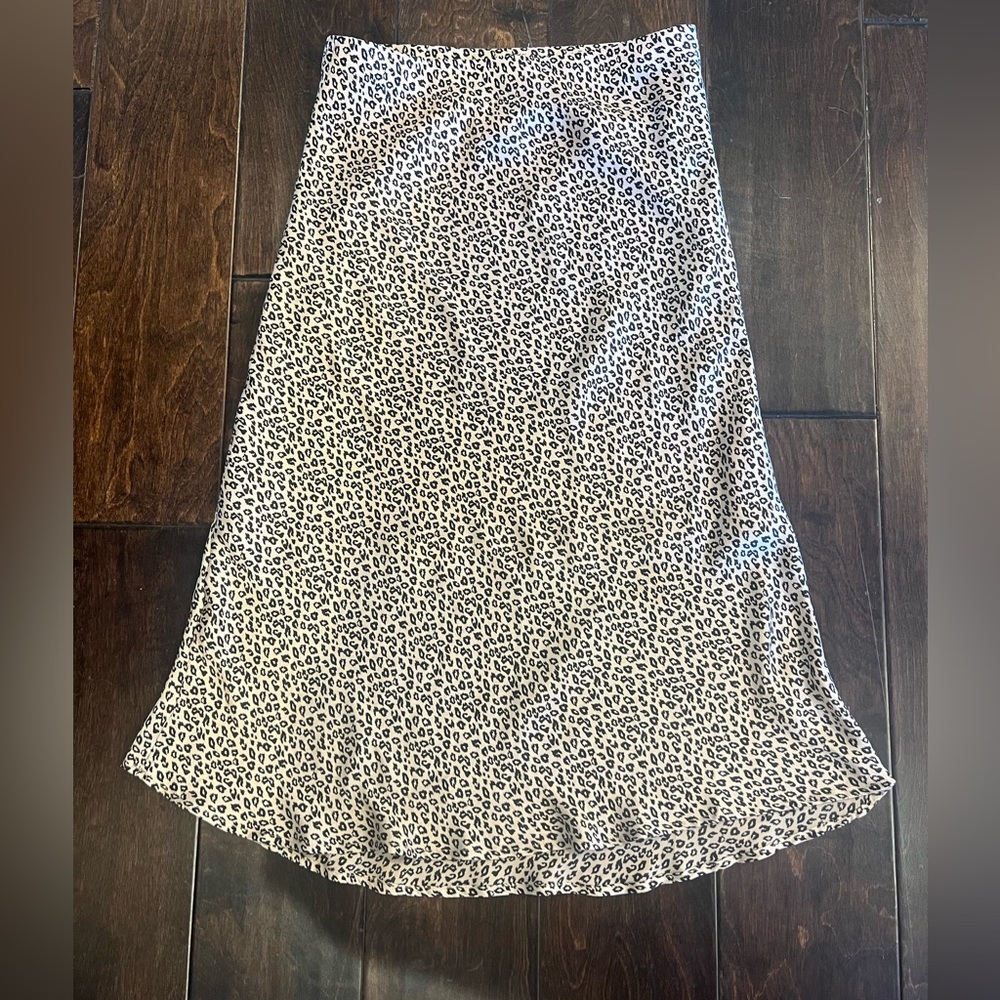 Leopard maxi skirt